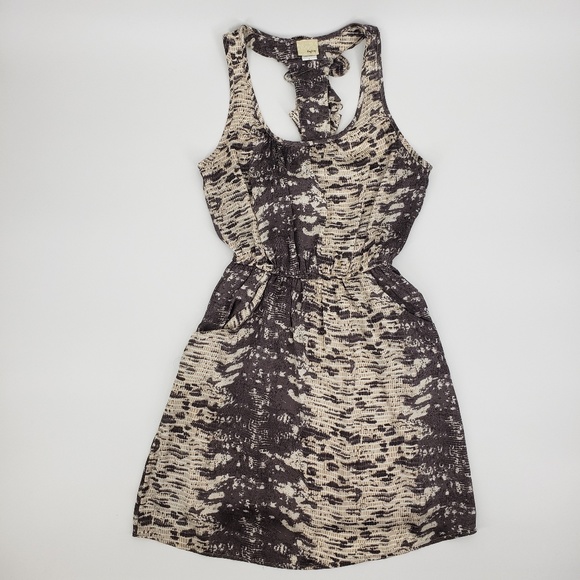 Daytrip Snake Print Racerback Dress Sz M - Picture 1 of 8